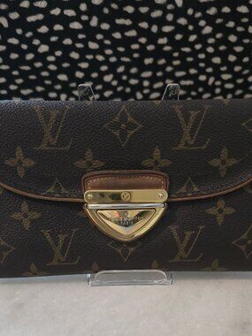 Louis Vuitton Monogram Mahina Lock Style Wallet